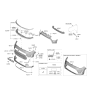 Diagram for 2024 Kia Soul License Plate - 86529K0AB0