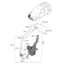 Diagram for 2021 Kia Soul Washer Pump - 98610K0000