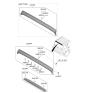 Diagram for 2024 Kia Soul Windshield Washer Nozzle - 98930K0500