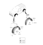 Diagram for 2023 Kia Soul Wheelhouse - 86811K0500