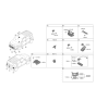 Diagram for 2024 Kia Soul Cruise Control Module - 99110K0500