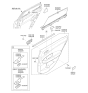 Diagram for 2018 Kia Optima Hybrid Door Handle - 83610D4010SA1