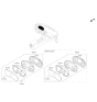 Diagram for 2017 Kia Optima Hybrid Instrument Cluster - 94012A8001