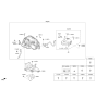 Diagram for 2019 Kia Optima Hybrid Battery Cable - 91856A8011