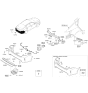 Diagram for Kia Optima Hybrid Bumper - 86612A8000