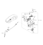 Diagram for Kia Optima Hybrid Shift Cable - 46790D4200