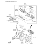 Diagram for Kia Optima Hybrid Brake Caliper Bracket - 58210A8500