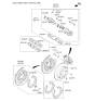 Diagram for Kia Optima Hybrid Parking Brake Shoe - 58270C1100