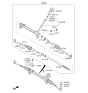 Diagram for 2016 Kia Optima Hybrid Steering Gear Box - 56500A8000