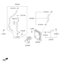 Diagram for 2016 Kia Optima Hybrid Coolant Reservoir Hose - 25450E6500