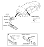 Diagram for Kia Tailgate Handle - 81260D4010