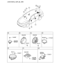 Diagram for 2017 Kia Cadenza Car Speakers - 96330D4200