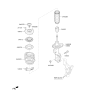 Diagram for 2017 Kia Optima Hybrid Shock And Strut Mount - 54610A8000