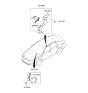 Diagram for Kia Optima Hybrid Light Control Module - 92170A8200