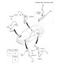 Diagram for 2020 Kia Optima Hybrid ABS Sensor - 59930A8500