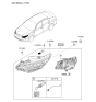 Diagram for Kia Optima Hybrid Headlight Cover - 92140D4000
