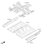 Diagram for 2018 Kia Optima Hybrid Floor Pan - 65110A8000