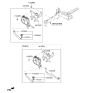 Diagram for 2017 Kia Optima Hybrid Cooling Hose - 25436E6000