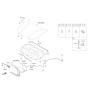 Diagram for 2020 Kia Optima Hybrid Hood Latch - 81130D4010