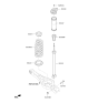 Diagram for 2020 Kia Optima Hybrid Shock Absorber - 55311A8100