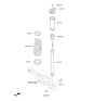 Diagram for 2017 Kia Optima Hybrid Shock Absorber - 55311A8100