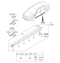 Diagram for 2019 Kia Optima Hybrid Emblem - 86317A8100