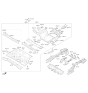 Diagram for 2017 Kia Optima Hybrid Floor Pan - 65510A8001