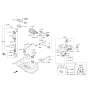 Diagram for Kia Cadenza Fuel Filler Hose - 31036E6500