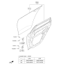 Diagram for 2018 Kia Optima Door Hinge - 79410B3000