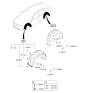 Diagram for 2018 Kia Optima Hybrid Wheelhouse - 86812A8000