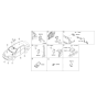 Diagram for 2016 Kia Optima Hybrid Horn - 96630D4000