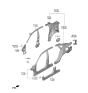 Diagram for 2020 Kia Optima Hybrid Fuel Filler Housing - 71531A8600