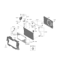 Diagram for Kia Telluride Cooling Fan Assembly - 25380S9300