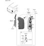 Diagram for Kia Telluride Tail Light - 92401S9600