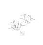 Diagram for 2022 Kia Telluride Seat Belt - 89823S9500WK