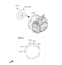 Diagram for 2020 Kia Telluride Transmission Assembly - 450004GBH0