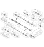 Diagram for 2019 Kia Sedona Spindle Nut - 495514T000
