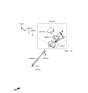 Diagram for Kia Telluride Steering Shaft - 56400S9500