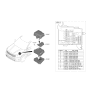 Diagram for Kia Telluride Relay Block - 91959S9000