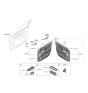 Diagram for Kia Telluride Power Window Switch - 93570S9500CDD