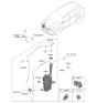 Diagram for Kia Telluride Washer Reservoir - 98611S9000
