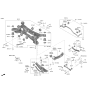 Diagram for Kia Telluride Rear Crossmember - 55405S8AB0