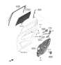 Diagram for Kia Telluride Window Motor - 83450S9510