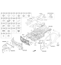 Diagram for 2020 Kia Rio Dash Panels - 84120H9000