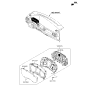 Diagram for 2023 Kia Rio Speedometer - 94041H9140