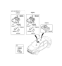 Diagram for 2022 Kia Rio Dome Light - 92800F2010BF3