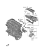 Diagram for Kia Exhaust Manifold Gasket - 285212M100