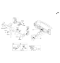 Diagram for 2021 Kia Rio Body Control Module - 954A0H9840