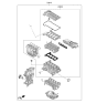 Diagram for 2023 Kia Rio Cylinder Head Gasket - 209102MV00