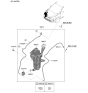 Diagram for 2023 Kia Rio Washer Pump - 98510G8000